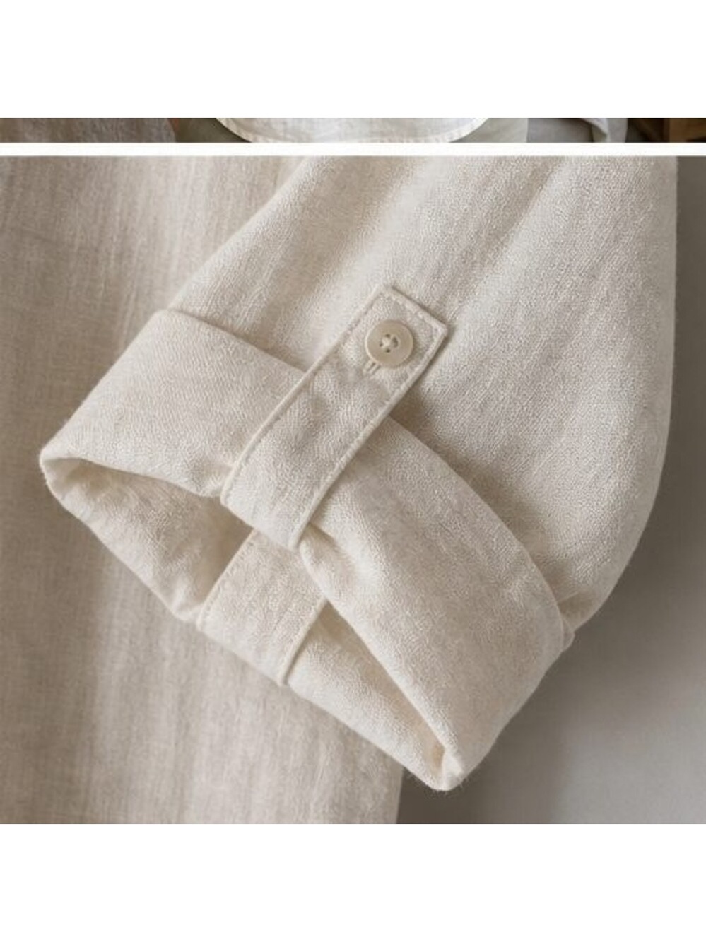 White Button Blouse - Picture 5 of 6